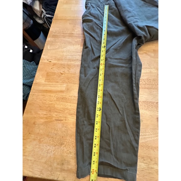 SHEIN Olive Green Corduroy Bib Overalls Women's Size XXL Button Side Cropped - Picture 11 of 11